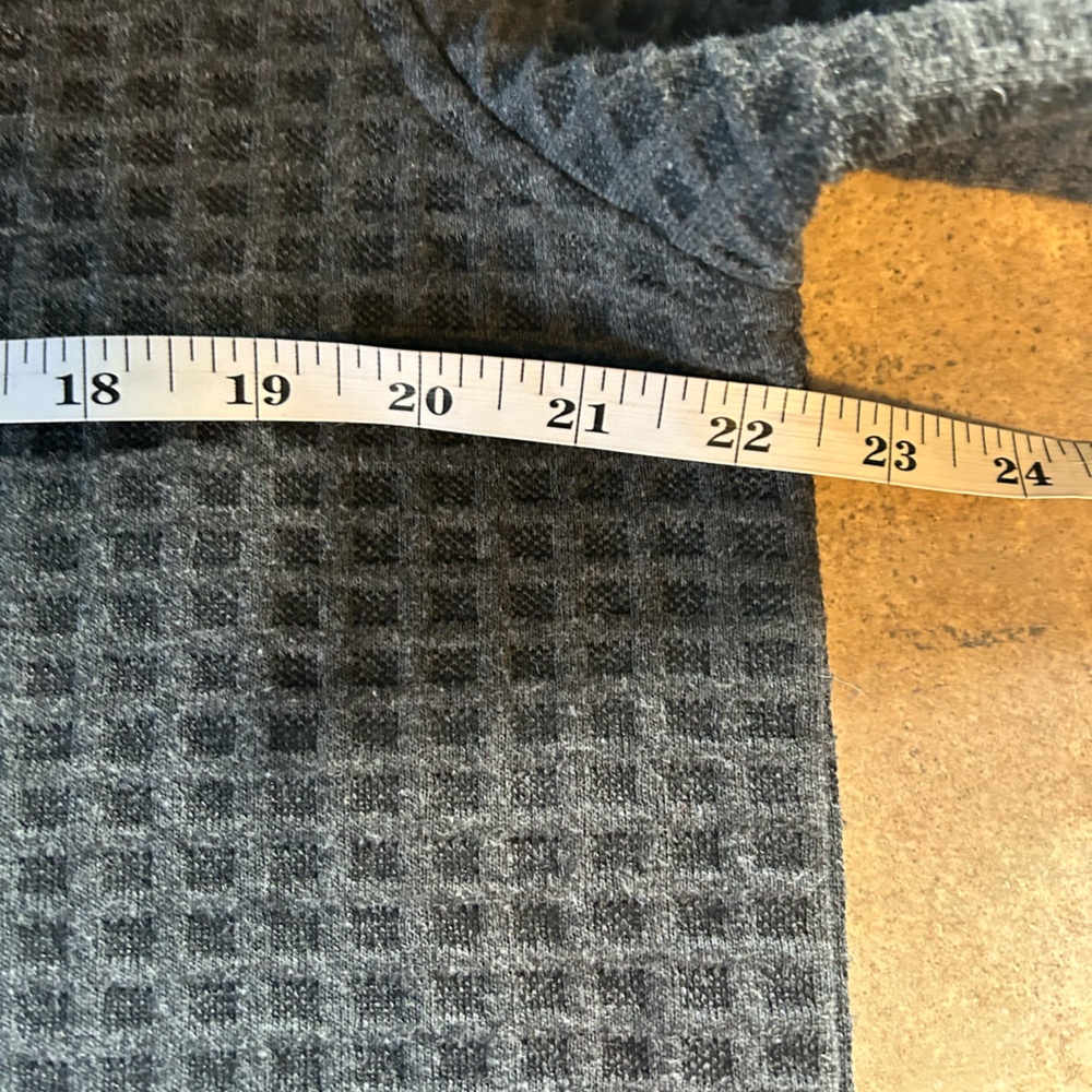 Hammer Made Sweater -  Men's Full Zip Waffle Texture Sweater charcoal gray - Picture 9 of 10